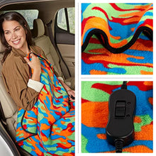 Load image into Gallery viewer, Heated Car Blanket - 12-Volt Electric Blanket
