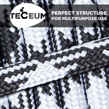 Load image into Gallery viewer, TECEUM Paracord Type III 550 Army Green – 100 ft – 4mm – Tactical Rope MIL-SPEC
