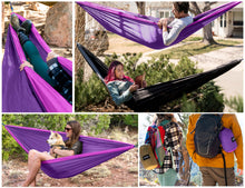 Load image into Gallery viewer, Kootek Camping Hammock Double Portable Hammocks
