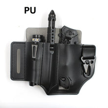 Load image into Gallery viewer, Tactical Multi Tool Leather Belt Bag
