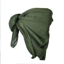 Load image into Gallery viewer, Camouflage Netting Tactical Mesh Scarf
