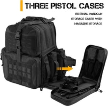 Load image into Gallery viewer, Range Backpack, 3 Pistol Carrying Case
