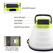 Load image into Gallery viewer, Collapsible Camping Light IP68 Waterproof Solar Foldable
