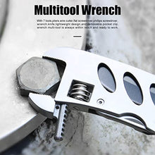 Load image into Gallery viewer, Multitool Wrench With 7 Stainless Steel Tools
