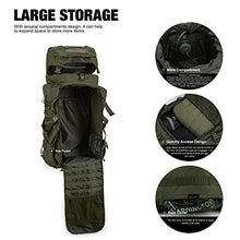 Load image into Gallery viewer, Military Style 65+10L Internal Frame Backpack with Rain Cover
