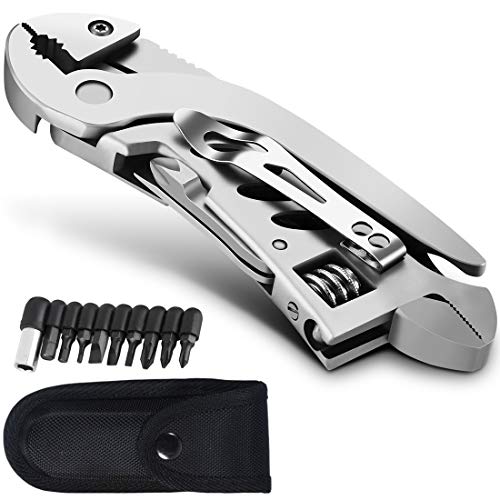 Multitool Wrench With 7 Stainless Steel Tools