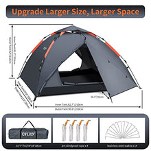 Load image into Gallery viewer, Cflity 3 Person Instant Pop Up Tent.

