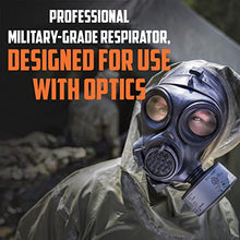 Load image into Gallery viewer, MIRA SAFETY M Certified CBRN Full Face Gas Mask Reusable Respirator Professional Grade (CM-6M Mask WITH Drinking System), 2 Piece Set
