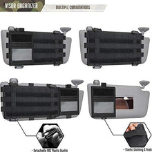 Load image into Gallery viewer, Visor Panel Organizer, Tactical Car Sun Visor Cover
