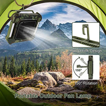 Load image into Gallery viewer, Camping Rechargeable Fan With Light
