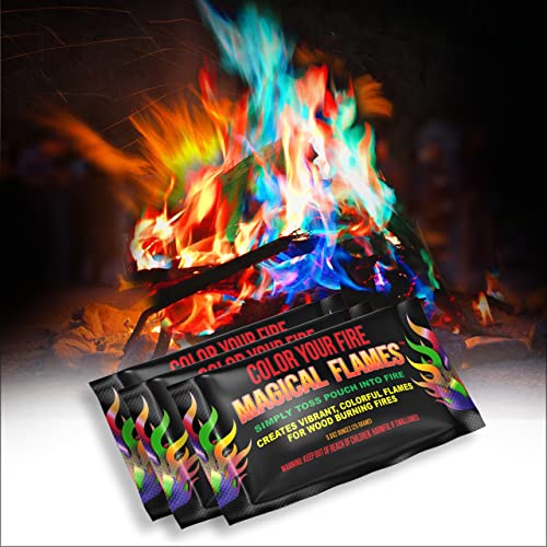 Magical Flames Fire Color Changing Packets for Campfires