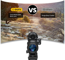 Load image into Gallery viewer, CVLIFE 3-9x40 Optics R4 Reticle Crosshair Scope with 20mm Free Mounts
