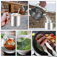 Load image into Gallery viewer, Odoland 16pcs Camping Cookware Mess Kit

