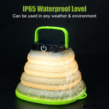 Load image into Gallery viewer, Collapsible Camping Light IP68 Waterproof Solar Foldable
