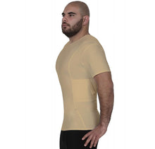 Load image into Gallery viewer, I.S.PRO USA Tactical Concealment Compression Crew Neck Shirt Gun
