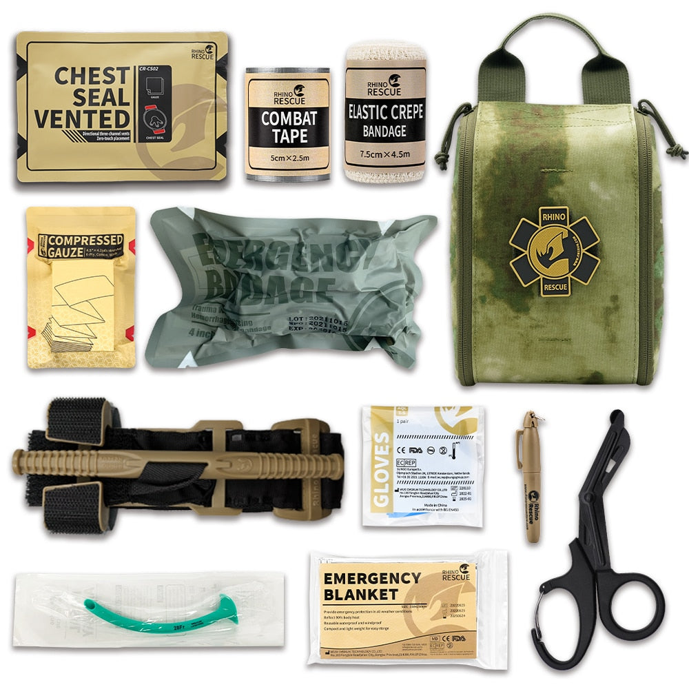 Rhino 002M IFAK Military IFAKS Pouch First Aid Kit
