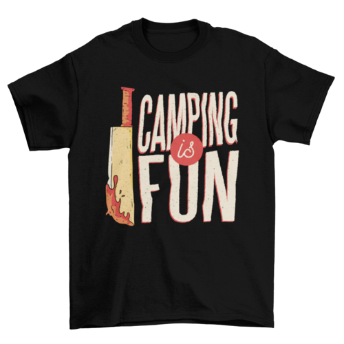 Camping Horror T-shirt