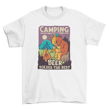Load image into Gallery viewer, Camping and beer t-shirt
