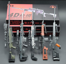 Load image into Gallery viewer, 5Pcs 1:6 Assemble Coated Gun Model Toy Rifles
