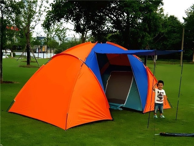5-8 Person Large Camping Tent Double Layer Waterproof