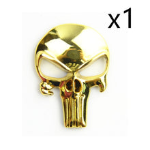 Load image into Gallery viewer, 3D Punisher Skull Deadpool Metal Decal Badge Sticker
