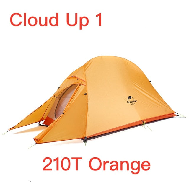 Naturehike Cloud Up 1, 2, & 3 Series Upgraded Camping Tent with Mat