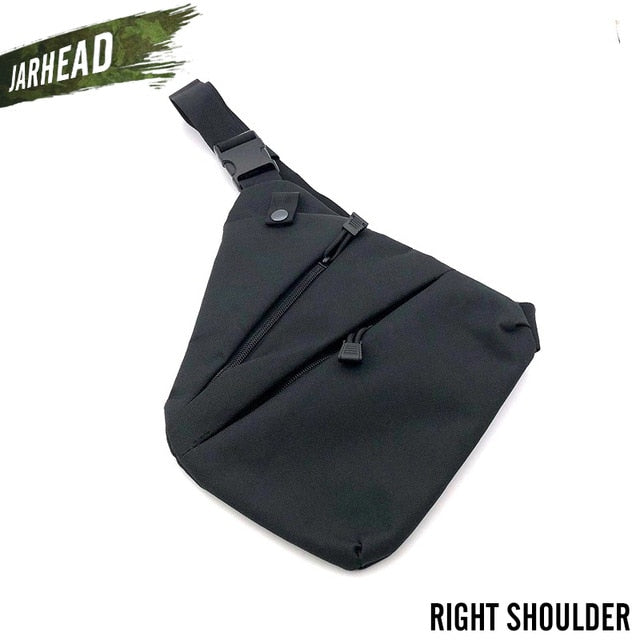 Multifunctional Concealed Gun Bag Holster Men's Left or Right Side