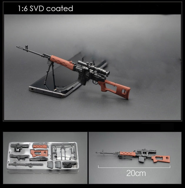 1:6 Gun Model Coated 12' Assemble Toy Rifles