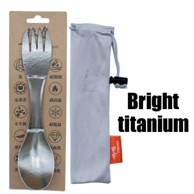 Titanium Spoon/Fork Tableware
