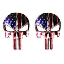Load image into Gallery viewer, 3D Punisher Skull Deadpool Metal Decal Badge Sticker
