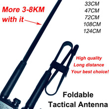 Load image into Gallery viewer, Foldable Antenna can fit Baofeng UV-5R, UV82, UV-9R
