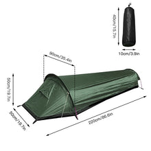 Load image into Gallery viewer, Ultralight single tent, 100% waterproof sleeping bag
