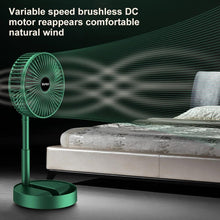 Load image into Gallery viewer, Mini Folding Telescopic USB Rechargeable Fan
