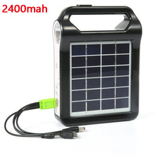 Load image into Gallery viewer, Portable 6V Rechargeable Solar Panel Power Storage Generator System
